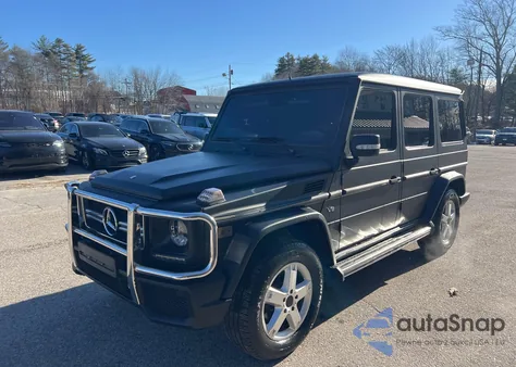 2003 Mercedes-Benz G 500 из США, поврежденный, VIN WDCYR49E83X136137